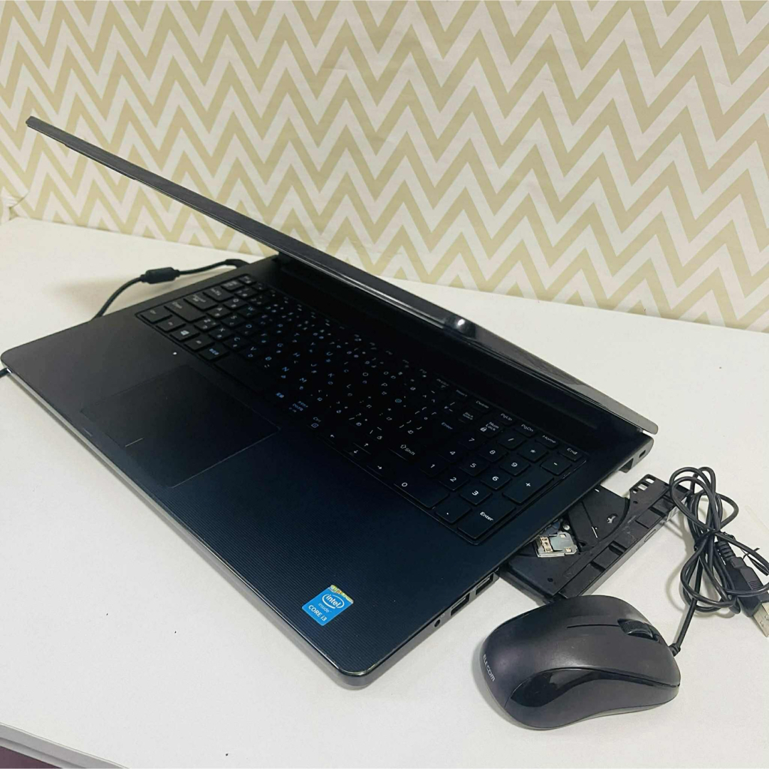 DELL - T8 DellノートパソコンWEBカメラSSD高速Windows11オフィス付き