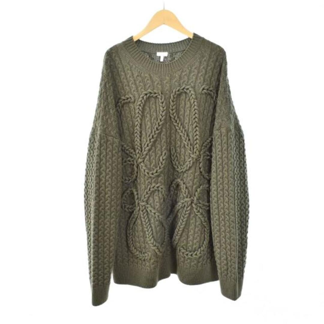 LOEWE - ロエベ LOEWE 21AW アナグラムケーブル編みニット H526Y14K83