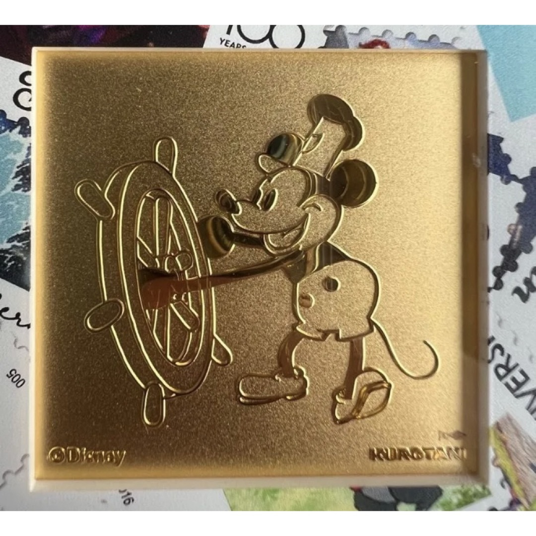 Disney - 【限定100枚】Disney 100周年記念 純金プレートの通販 by