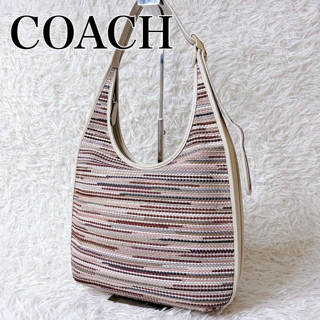 COACH ERGO Upcycle 2021 Woven Hobo Bag