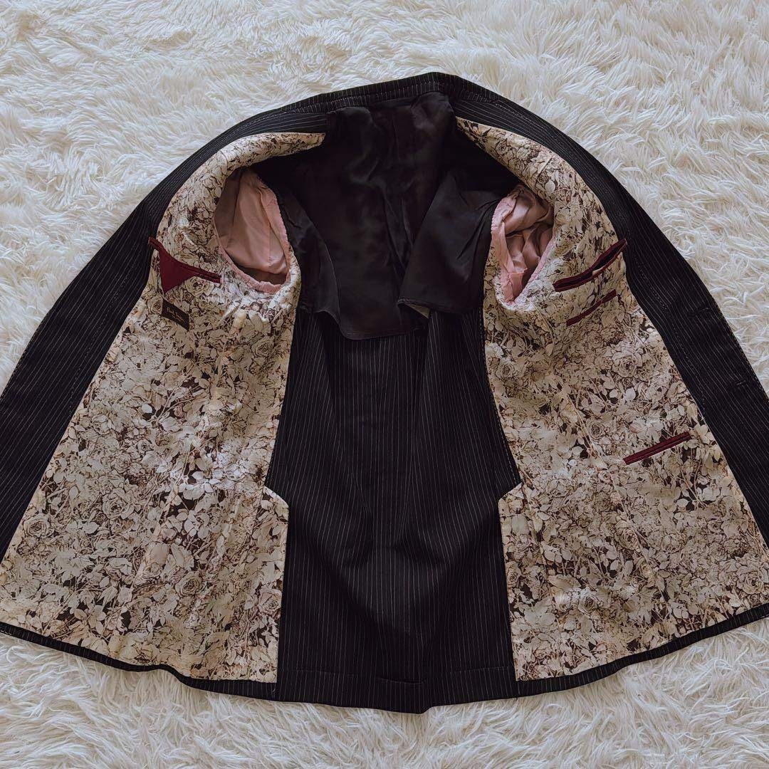 しのかりポールスミス セットアップ スーツ 花柄 高級生地 ステッチ