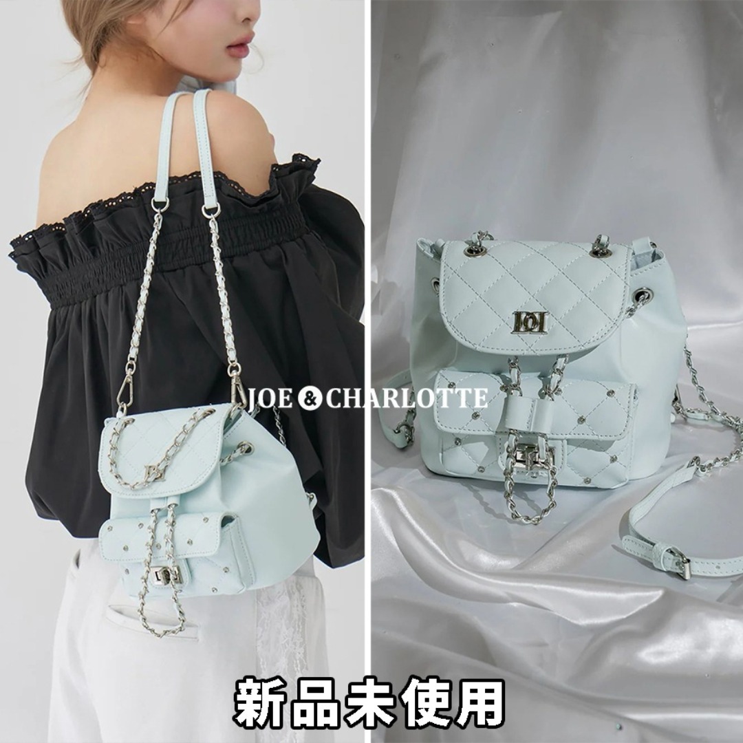 Darich - ダーリッチ darich キルティングビジューミニリュック SAX