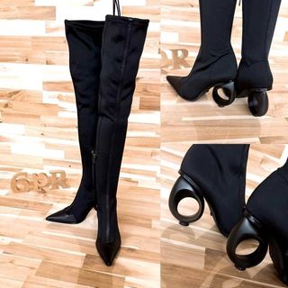 Yellow boots - yellow boots shoes イエロー サンダル 星あや Sサイズ