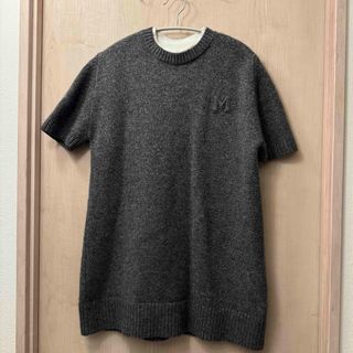 Mila Owen - 【ウサギオンライン限定】 MilaOwen 襟付きペプラムニット