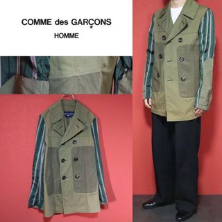 COMME des GARCONS HOMME - コムデギャルソンオム コート SS/XS ダーク