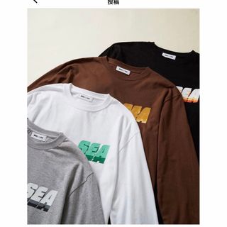 WIND AND SEA - 緑M wind and sea L/S Tee ロンTの通販 by キング's