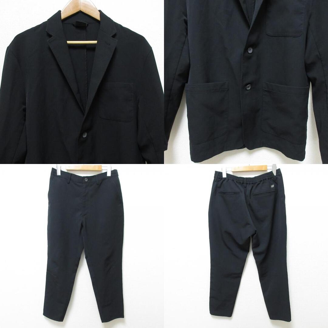 new balance ブラックスーツ used 上下XLサイズ new balance ブラック