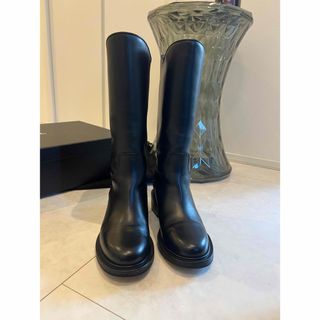 MIU MIU - 美品 miumiu ミュウミュウ パテント ロングブーツの通販 by