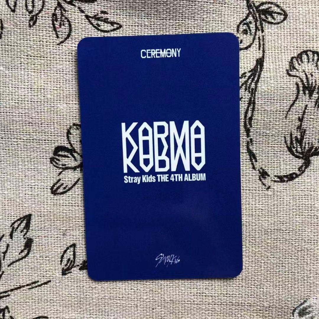 Straykids 事前収録 ヒョンジン KARMA 韓国 サノク トレカ Straykids