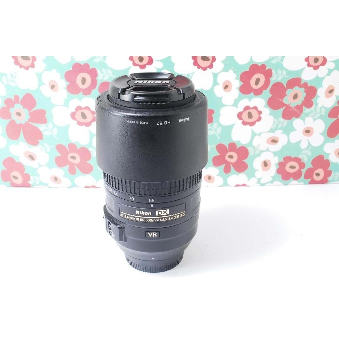 ニコン Nikon 55‐300㎜⭐️超望遠レンズ⭐️手振れ補正付き⭐️ ニコン