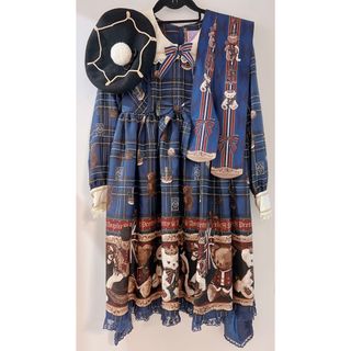 Angelic Pretty（ひざ丈ワンピース ・ ブラック/黒色系）のフリマ