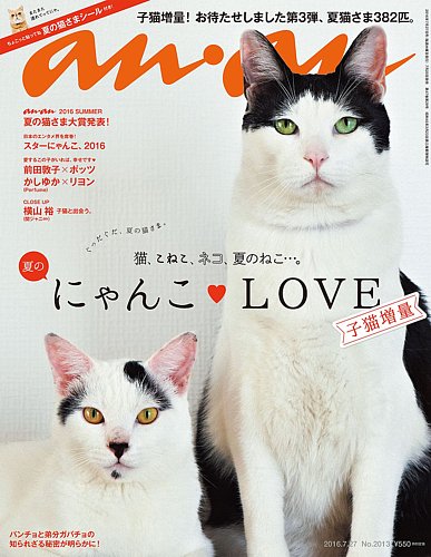 anan（アンアン） No.2013 (発売日2016年07月20日) | 雑誌/定期購読の
