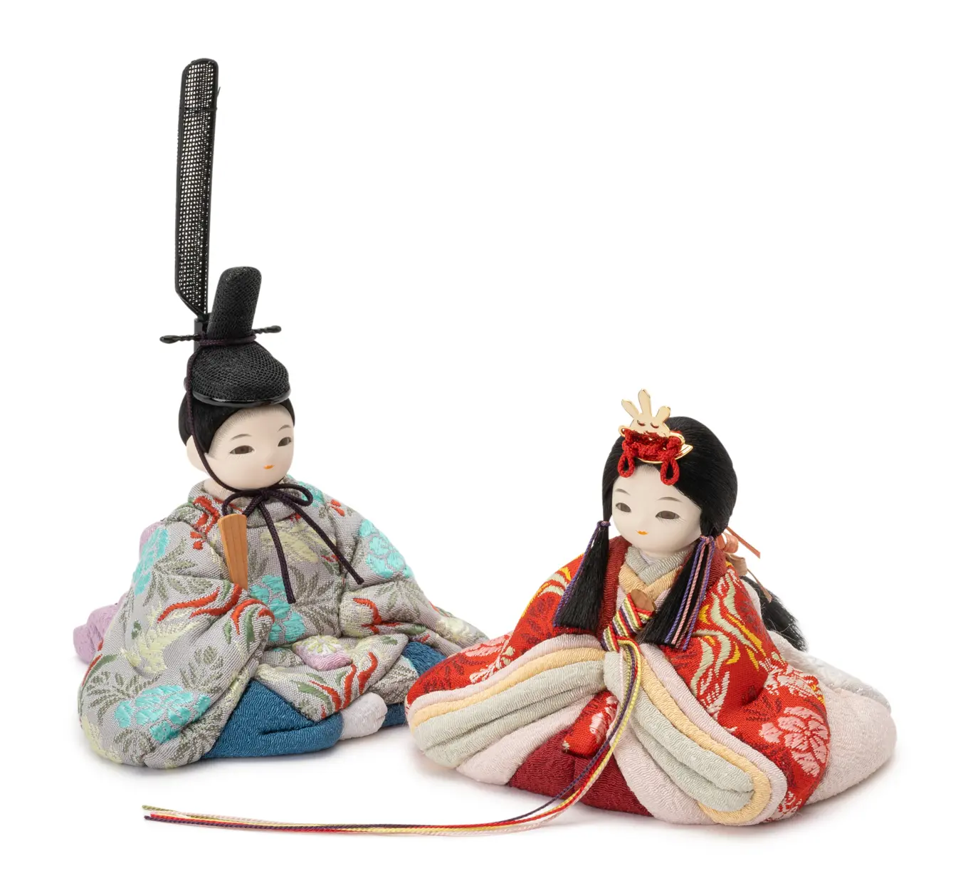 雛人形「ことこと 相鳥花菱文・紅色（WEB限定）」｜雛人形の通販 ふらここ