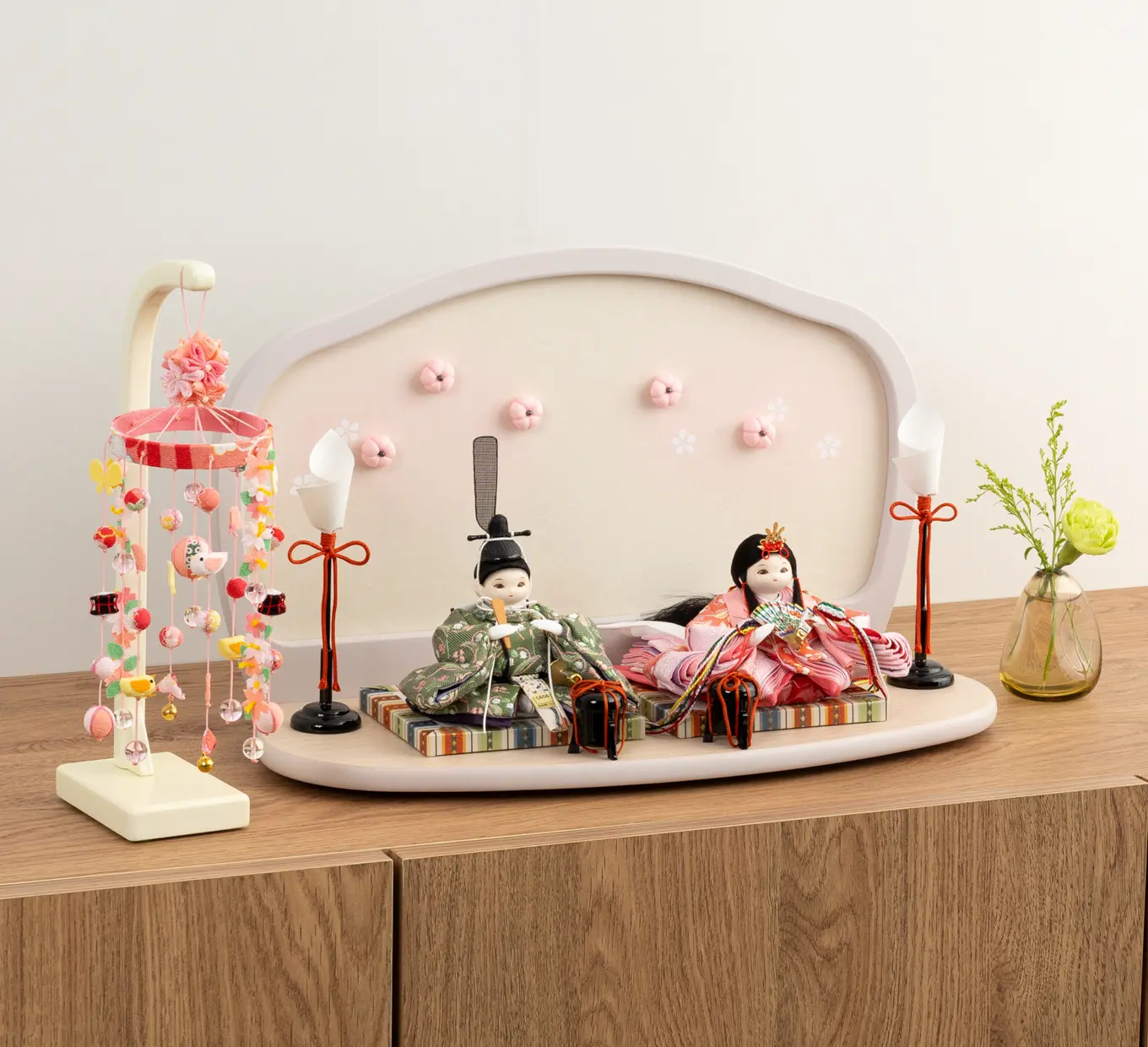 雛人形「つるし飾り『うたごえ』」｜雛人形の通販 ふらここ