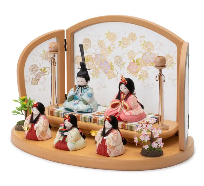 雛人形「ほのほの 桜立涌・桜色」｜雛人形の通販 ふらここ