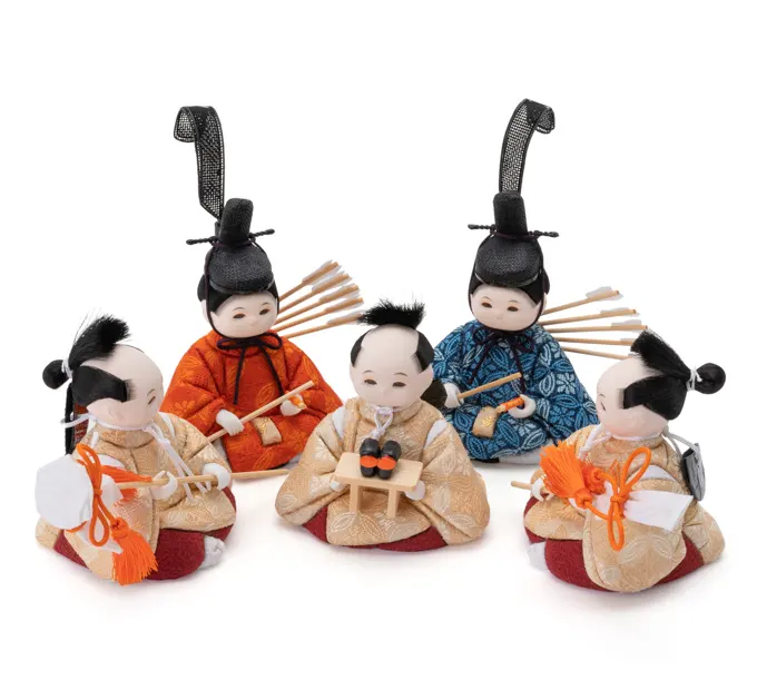 雛人形「まいまい 随身・仕丁 七宝」｜雛人形の通販 ふらここ