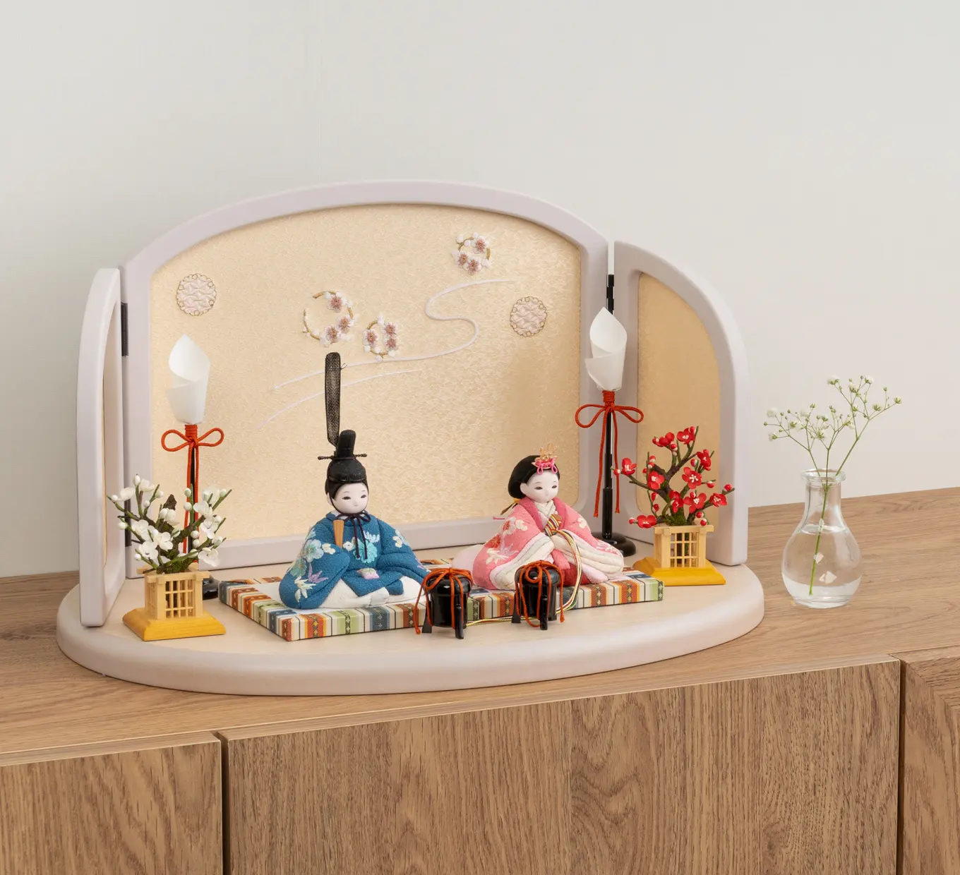 雛人形「れいれい 京刺繍・四君子」｜雛人形の通販 ふらここ