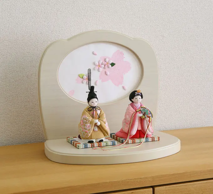 ○新品おひなさま○ さくら刺繍屏風 フルセット 【公式通販】
