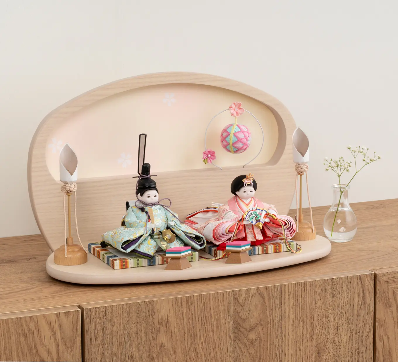 雛人形「ゆいゆい 衣装着・八重桜」｜雛人形の通販 ふらここ