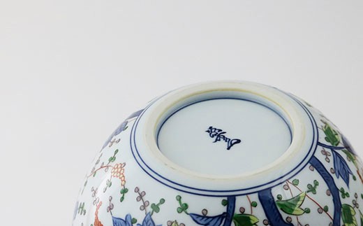 有田焼】花瓶[古伊万里風菊牡丹絵]【源右衛門窯】 - 佐賀県NPO支援