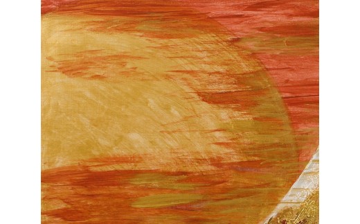 富士山溶岩パワーアート「天陽白富士」 溶岩 絵画 アート 額入り