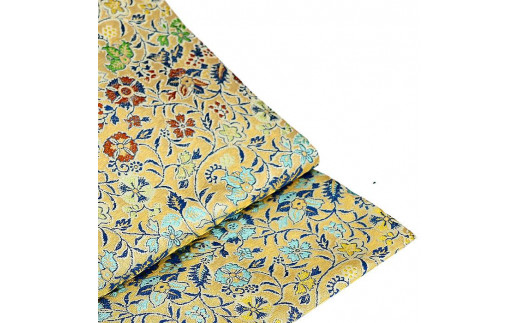 龍村美術織物】仕立て名古屋帯 早雲寺文台裂（金） - 京都府京都市