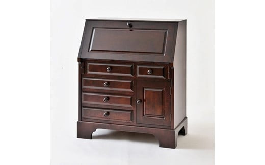 北海道民芸家具 ライティングビューロー HM800 HNU色 国産家具 国産