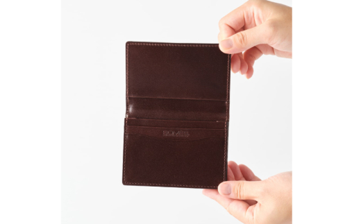 SOMES 名刺入れ （ブラウン）PT-89 [ソメスサドル 北海道 砂川市