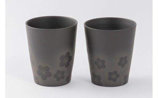 萬古焼（ばんこやき）】醉月陶苑 桜文酒器揃 - 三重県四日市市