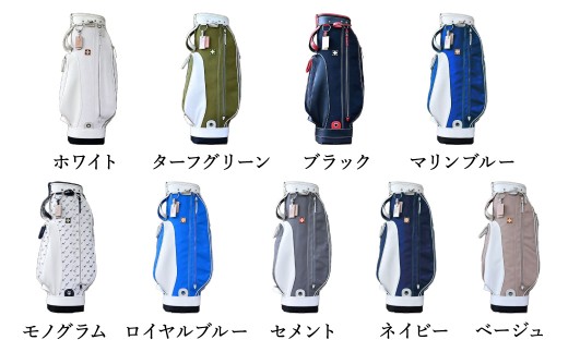 木の庄帆布 ゴルフバッグ クロスハンドル キャディバッグ（モノグラム