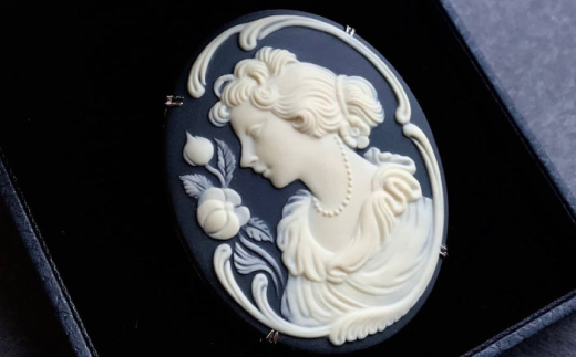 GRAND CAMEO】 花飾り（特大） ブローチ ペンダントトップ