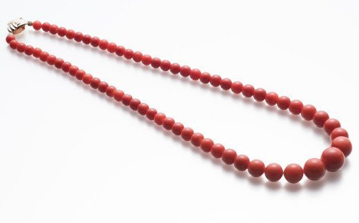 5本限定】サンゴ特級玉 赤珊瑚ネックレス | アクセサリー ネックレス