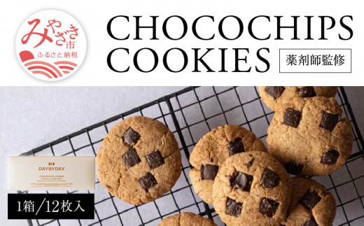 CHOCOCHIPS COOKIE ヴィーガングルテンフリー 1箱 12枚入り| クッキー