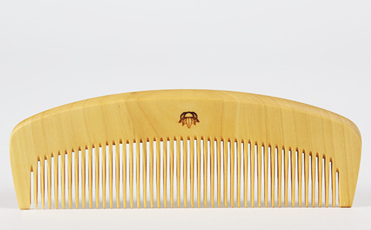 つげ櫛【国産材使用】4寸（約12cm）椿油仕上げ＜108-046_5＞ - 大分県