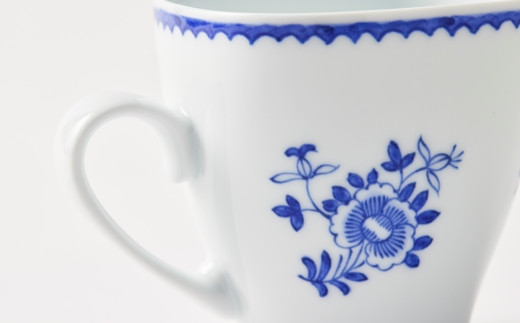 瀬兵窯】伊万里焼／デルフト伊万里 マグカップ - 佐賀県NPO支援