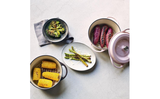 バーミキュラ オーブンポットラウンド22cm（パールグレー） | 鍋 なべ