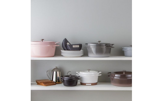 バーミキュラ オーブンポットラウンド22cm（パールグレー） | 鍋 なべ