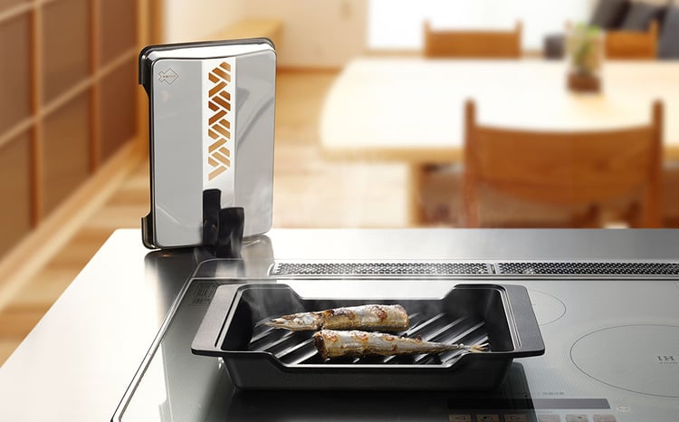 大人の焼魚] IH対応(IH200V) 炭グリル 調理器具 キッチン用品