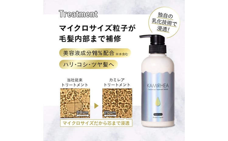 シャンプー トリートメント セット「カミレア」 ヘアケア 美容 168種