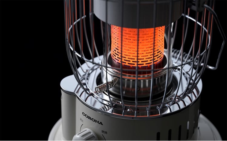 数量限定】コロナ 石油ストーブ 小型対流形 型式SZ-32（W） 電源不要