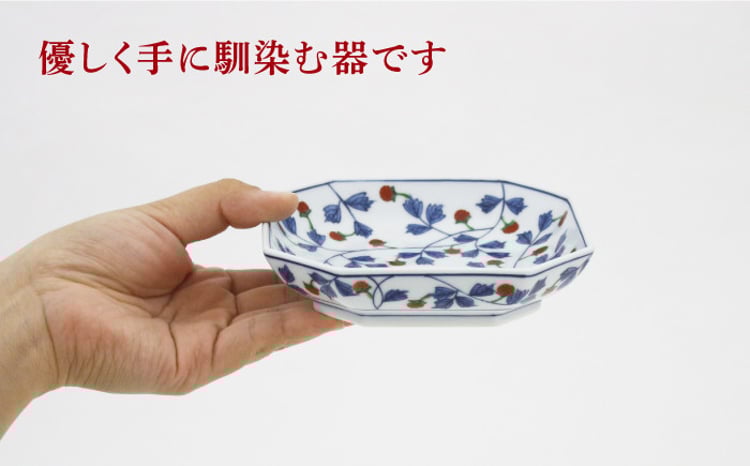 有田焼】銘々方皿[染錦苺絵 赤]【源右衛門窯】 - 佐賀県NPO支援