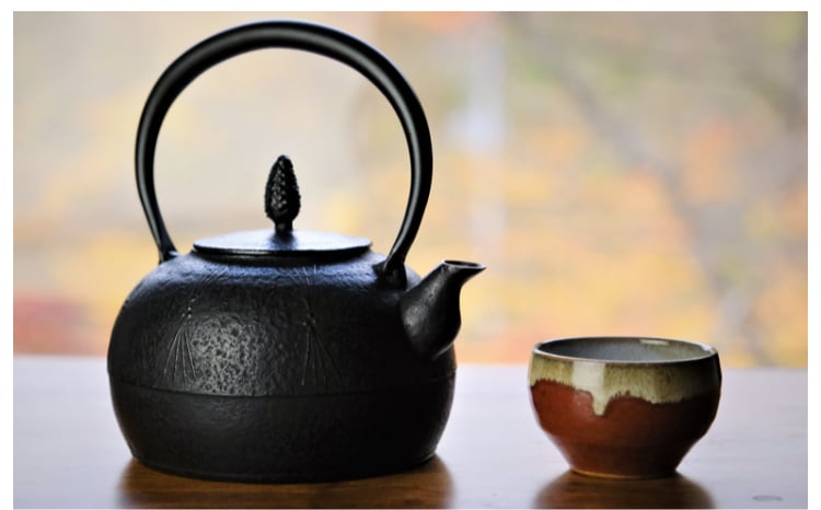 南部鉄器 鉄瓶 平丸松 1.25L 【IH対応】/ IH調理器 ih 伝統工芸品