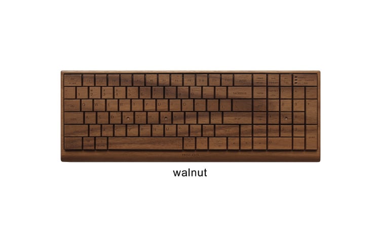 Hacoa】無機質なパソコン周りに温もりをプラスする木製キーボード