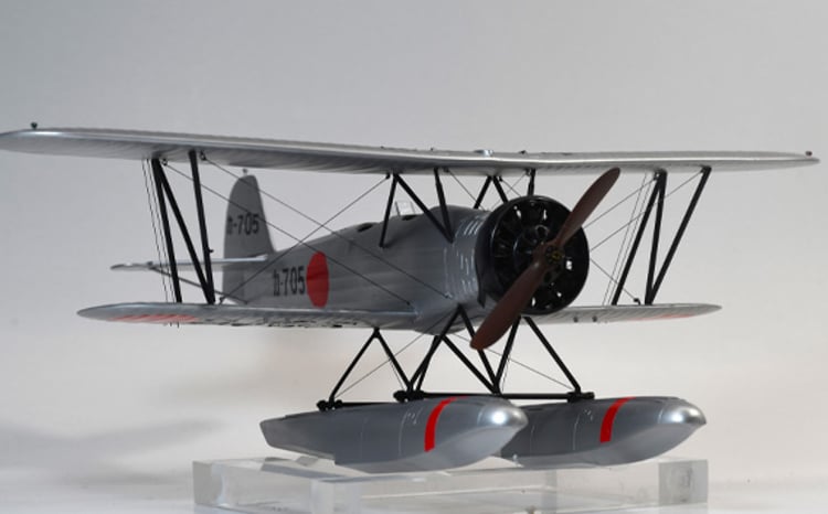 九三式中間練習機水上型 1／48 ／ 模型 完成品 柏木崇男 茨城県 No.705