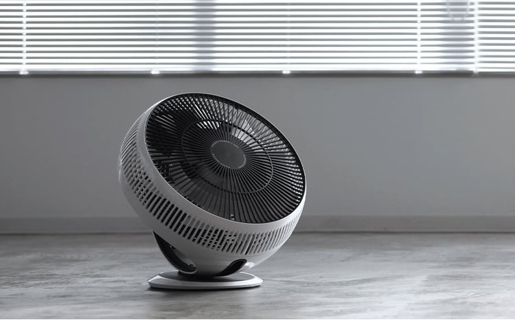 バルミューダ GreenFan Cirq ホワイト×ブラック EGF-3400-WK／JP