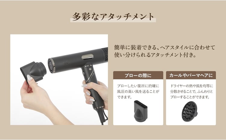 87saku ハナサク ヘアドライヤー 【ドライヤー 高性能モーター プロ級