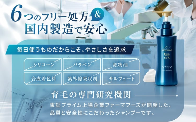 ファーマフーズ】ニューモ Vactory シャンプー 5本セット［ 京都