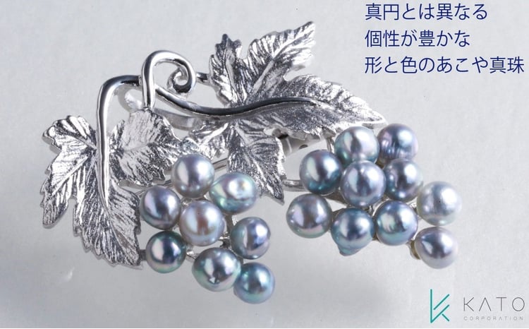 真珠 ブローチ パール 3mm 以上 4.5mm 未満 シルバー アクセサリー