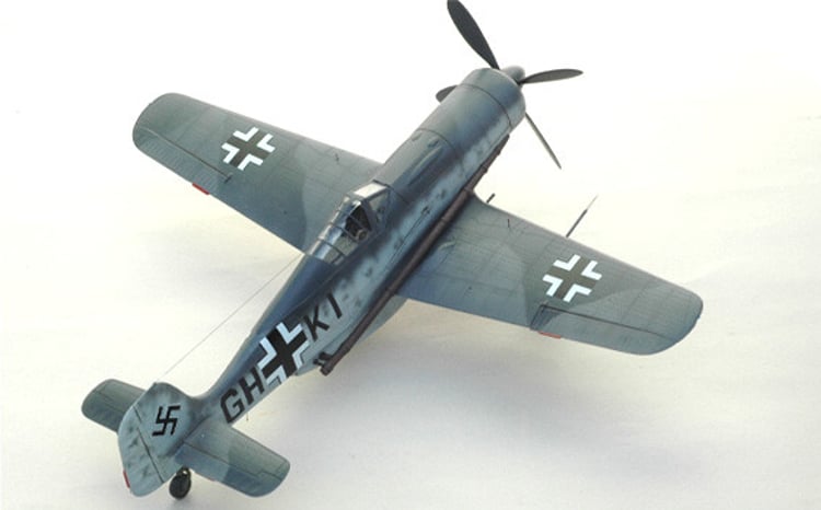 フォッケウルフ Fw190V18 試作機 1/48 ／ 模型 完成品 柏木崇男 茨城県