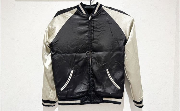 スカジャン 龍虎波柄 刺繍 サイズはS・M・L・XL・XXL 服 ジャケット